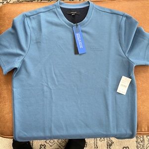 Tahari “moonlight blue” shirt.